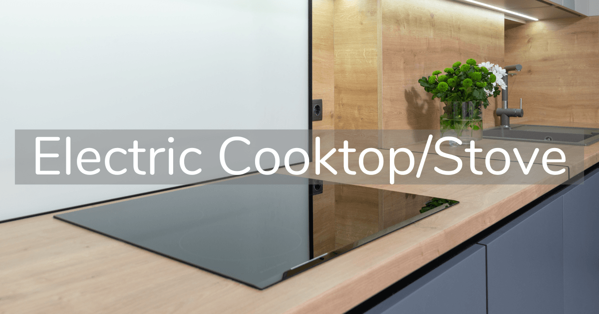 Residential Energy Rebates - Electric cooktop stove