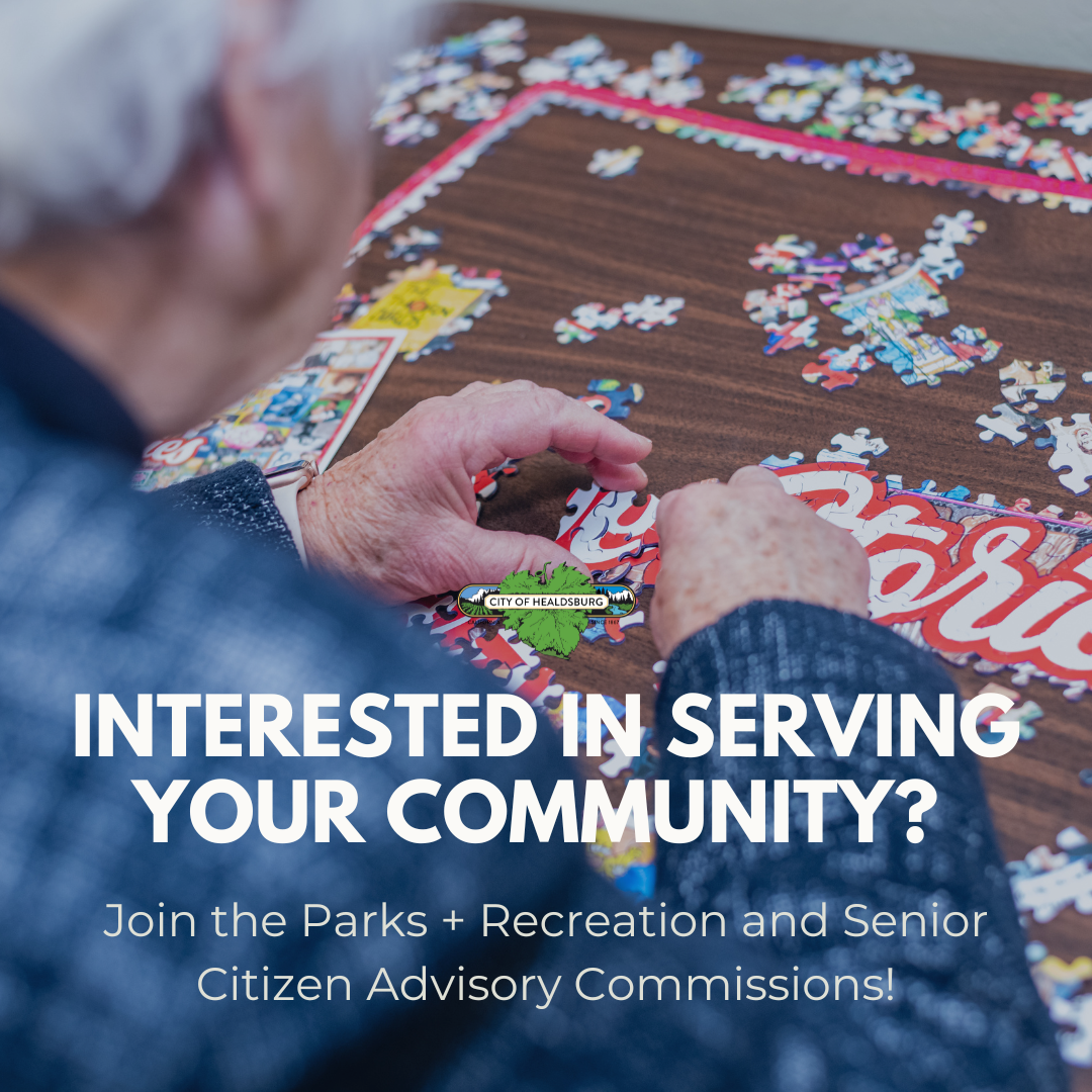 Parks and Rec and Senior citizen Advisory Commissions Recruitments