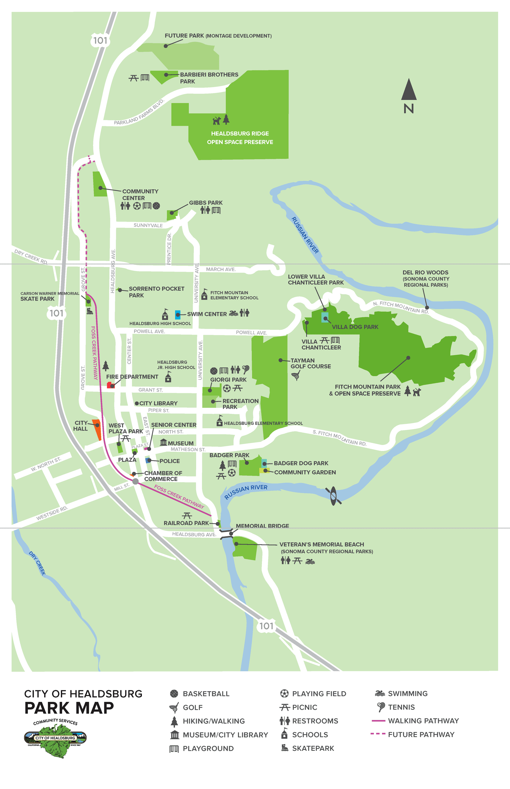 Park Map 2020 Opens in new window